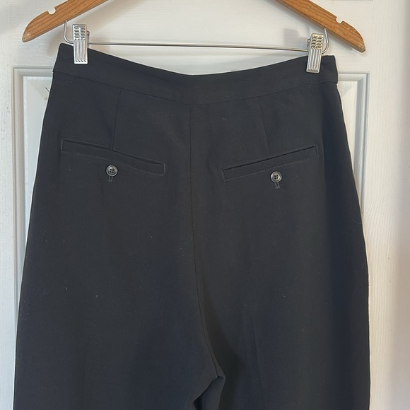 Madewell The Rosedale High-Rise Straight Pant in Crepe true black size 6 - Picture 8 of 9